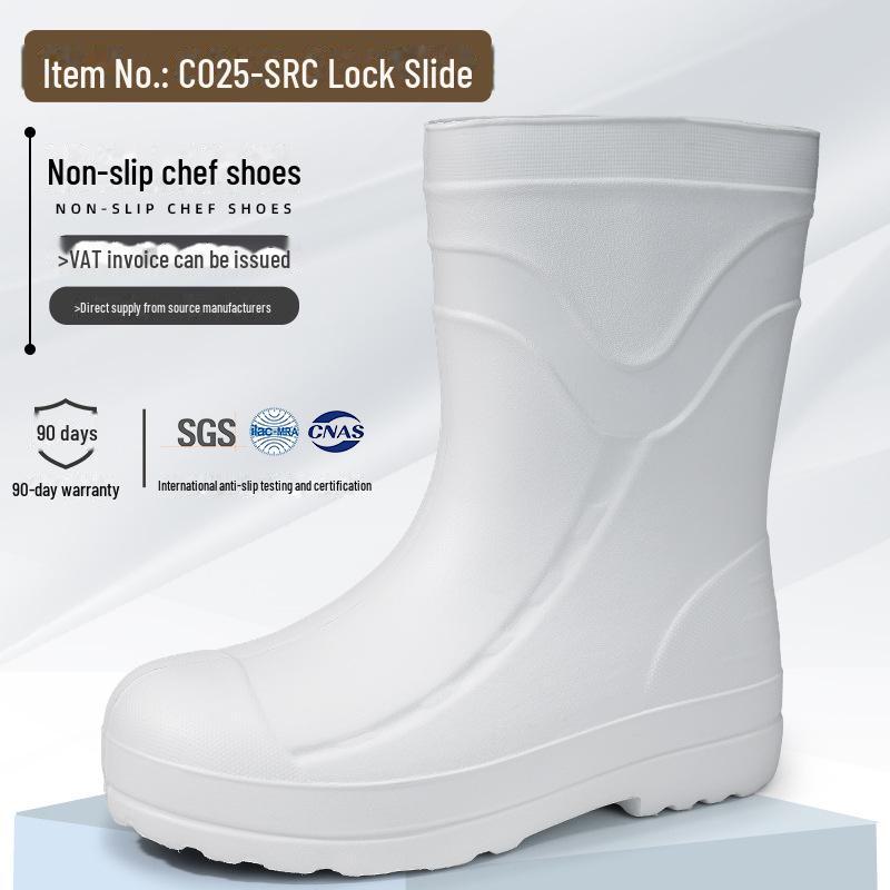 2025 Chef Shoes: Wear-Resistant, Lightweight, Comfortable, Waterproof, Oil-Proof, Non-Slip for Hotel Kitchen Work