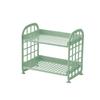 Two-Tier Folding Jewelry and Cosmetics Organizer for Bathroom or Desk