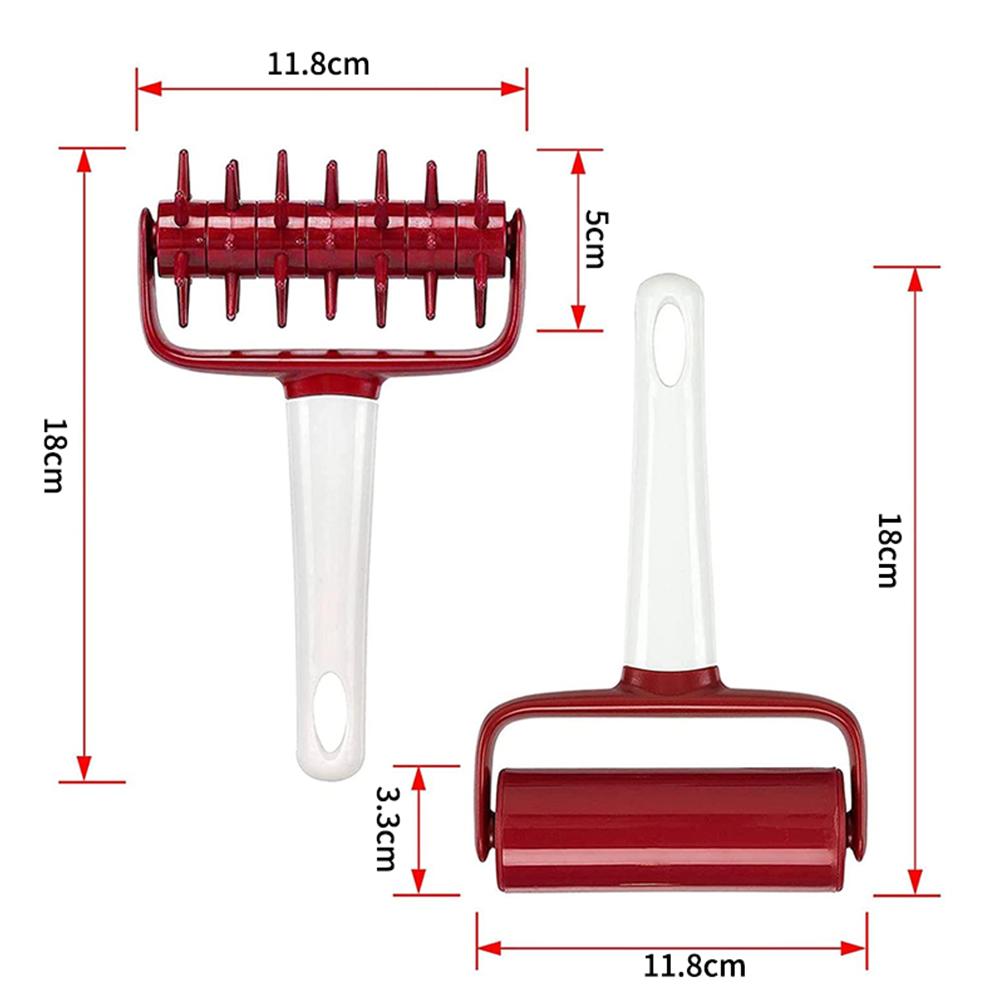 Pizza Dough Docker and Pizza Dough Roller for Pizza Pough Processing Pastry Pizza Pie Roller Rolling Pins Baking Tools