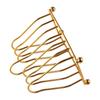 7 Pcs/set Zinc Zinc Zinc Alloy European Decor Racks Carved Metal Cake Tray Patterned Cup Mat  Fruit Tray