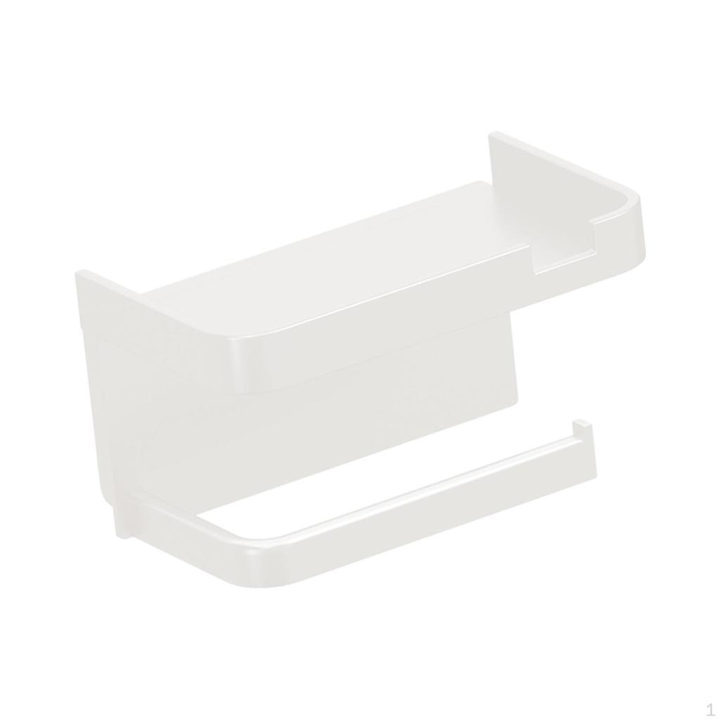 Toilet Paper Dispenser with Phone Rack