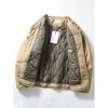 Japanese-Style Retro Collarless Cotton Jacket Men's Winter Diamond Lattice Cotton Coat Jacket Export Men's Outdoor Sports Two Cotton Outwear