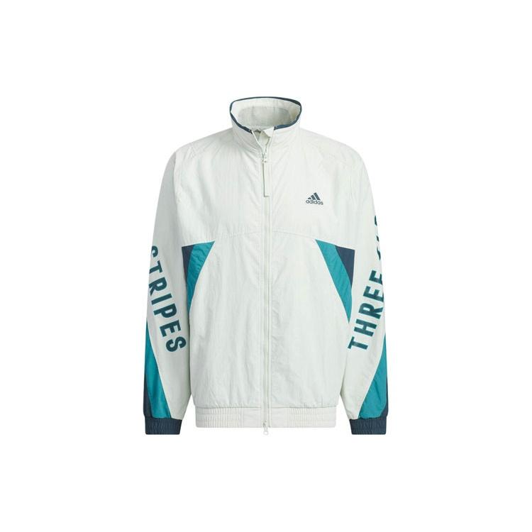 adidas Word Woven jacket Asia Sizing  White Blue  Men s IS5148 M