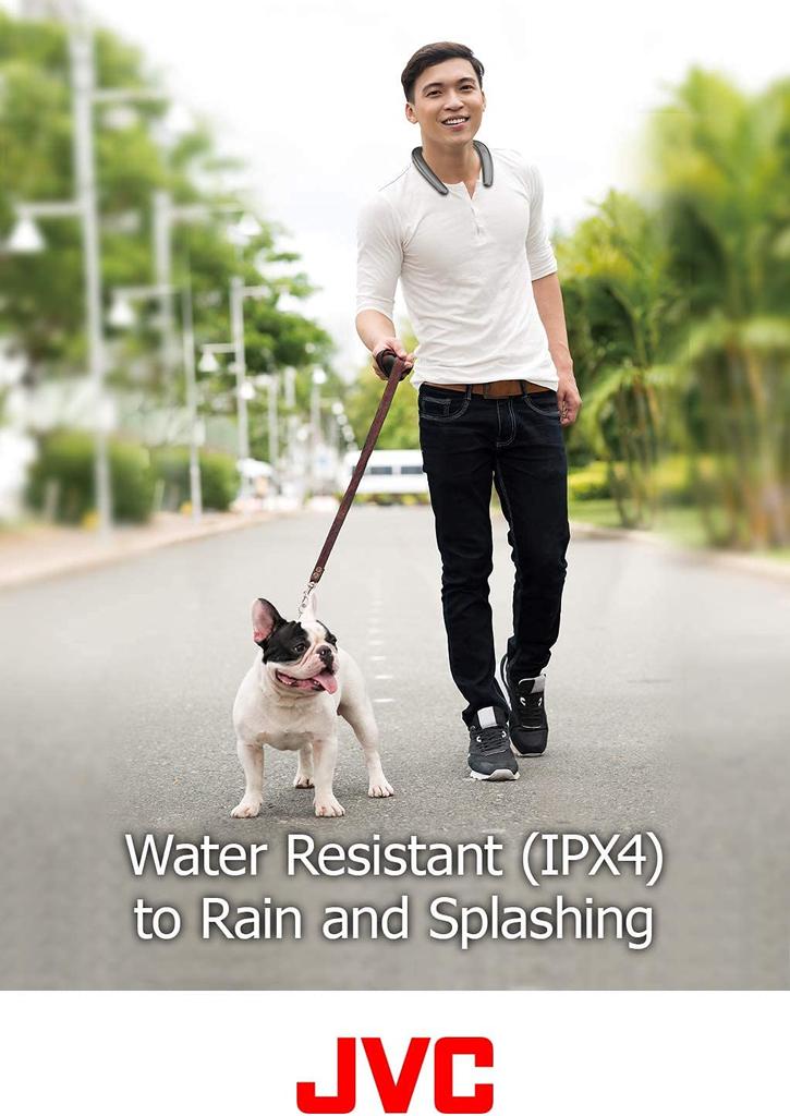 JVC Kenwood NAGARAKU Wearable Neck Wireless Approximately 15 Hours of Continuous Lightweight Design Black SP-A7WT-B Speaker, Bluetooth, Playback,