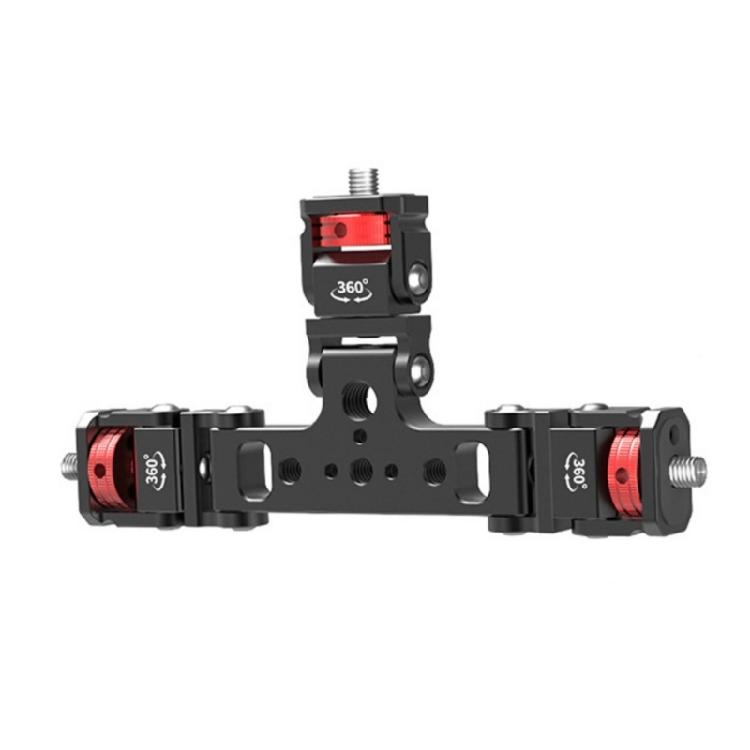Aluminium Multifunctional Live Video Stand Support for Mobile Phone for DSLR Cameras with 1/4inch Mount Selfie Stick