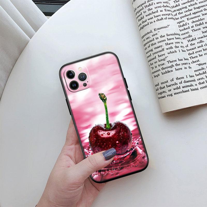 Cherry summer fruit New High-End Cover Phone Case for iPhone SE XS XR 17 16E 12 11 Pro Max Mini Air