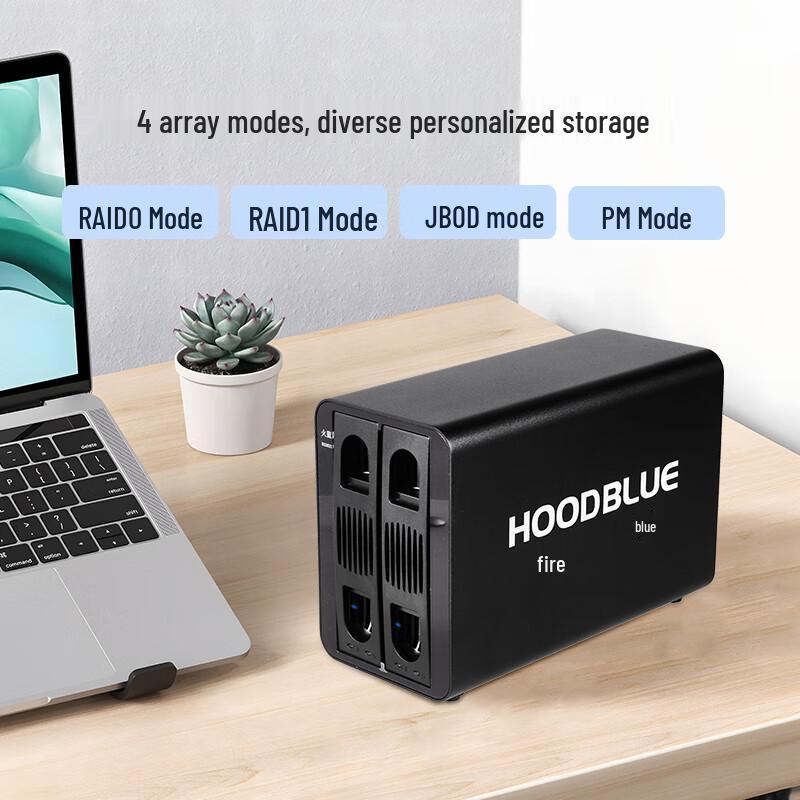 Hoodblue DS2031 Dual-Bay USB 3.1 RAID Enclosure