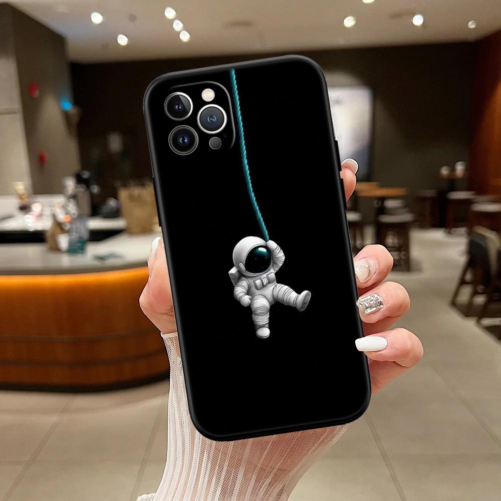 RA4 Astronaut Space Moon Alien Case for Samsung A11 A12 A13 A15 A52S A53 A55 A56 A70 A71 A72 A73 F06 F16 F56 S10 Plus S10e