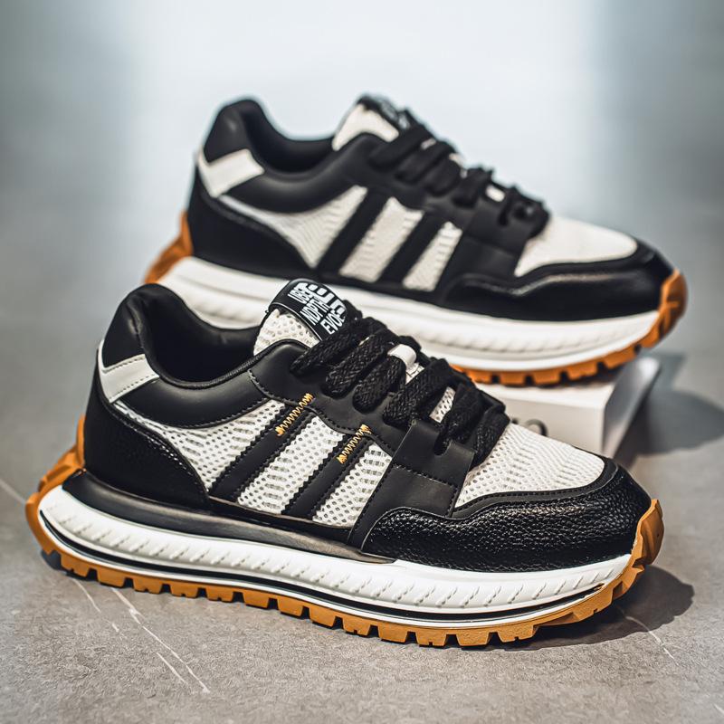 Men's shoes 2025 summer new Korean versatile trend high-end men's outdoor sports and leisure platform dad shoes