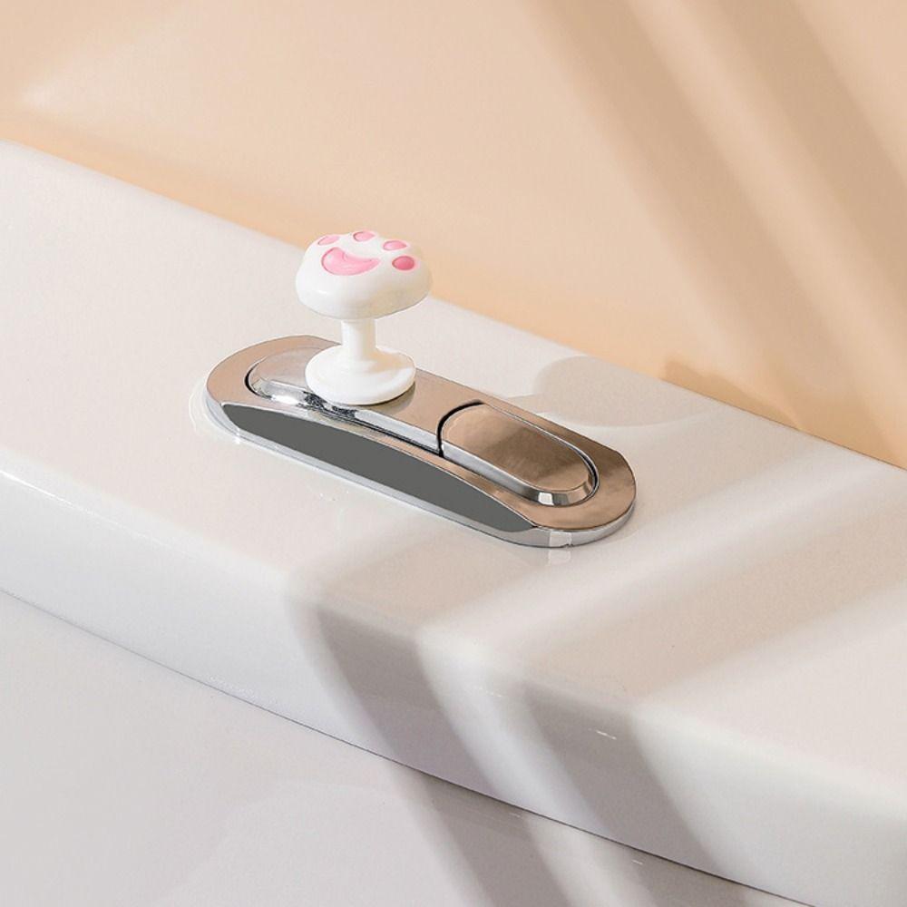 2Pcs Anti-Dirt Cat Paw Toilet Lid Lifter Hygienic Reusable Toilet Presser Plastic Creative Toilet Cover Opener Home Decor