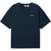 Levis Comfortable Loose Letter Print Casual Round Neck Short Sleeve T-Shirt Men T-Shirts Navy-Blue 002XG-0001