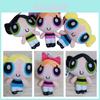 The Powerpuff Girls Plush Doll Backpack Pendant Set Adorable Stuffed Toys For Kids And Fans