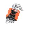 Professional L Type Screwdriver Kit 9 Size Ergonomic Hand Tool Hex Key For Machinery And Electronics