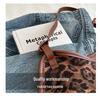 2025 Early Autumn Large-Capacity Leopard Print Retro Shoulder Tote Bag