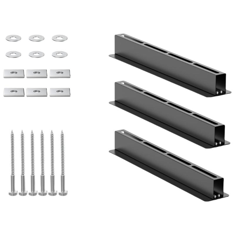 

2/3pcs Heavy Duty Adjustable Garage Shelf Carbon Steel Multifunction Storage System Garage Organizers Rack for Camping Gear