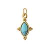 Stainless Steel Natural Stone Pendant Necklace