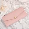 New Fashion Lady Fox Decorated Long Women's Wallet Korean Style Women's Cute Leather Clip Multi-card Slot Phone Bag Trendy Soft