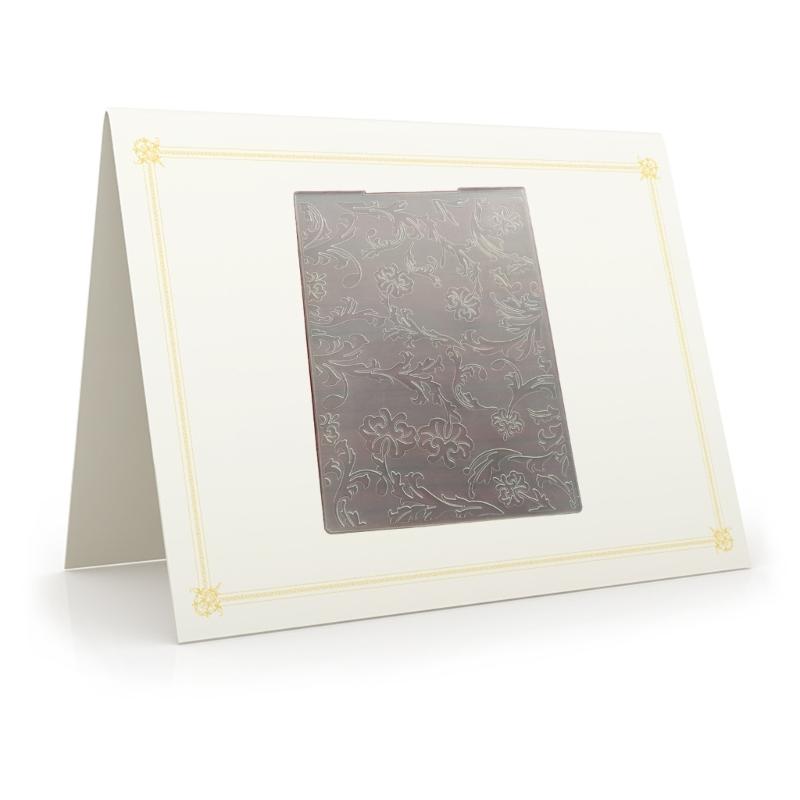 Plastic Embossing Cuts Rectangle Daisy Flower Script Die Stencils for DIY Crafts