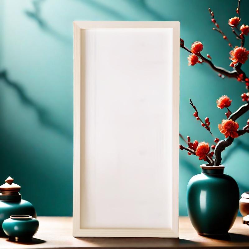 Handmade Solid Wood Clay Picture Frame for Creative Kindergarten DIY Projects