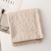 Literary Elegant Embroider Scarf 180*90Cm Thin Sunscreen Shawl Plain Design Embroider Stitch Shawls Wraps for Women