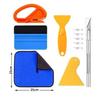 Car Film Wrap Tool Kit Vinyl Spatula Vinyl Scraper Cutter for Vehicle Window Tint Car Accessories Wrapping Tools Squeegee Set