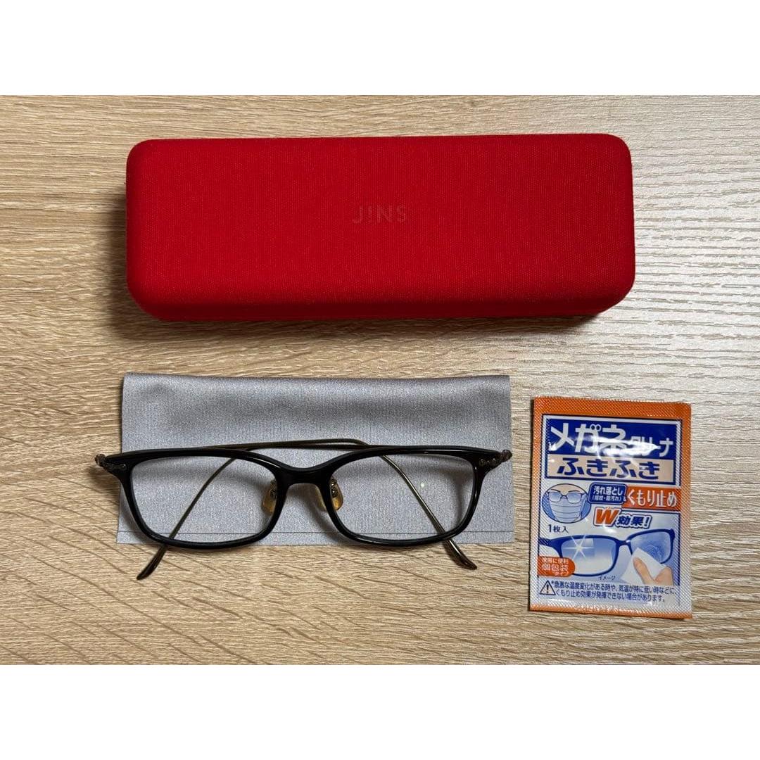 Used JINS glasses (no prescription)