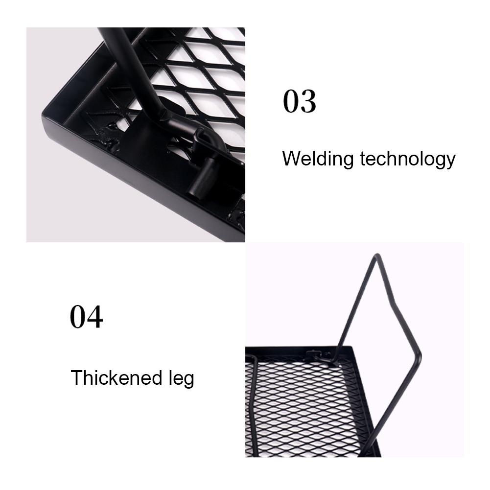 Campfire Grill Grate Heavy Duty Over Fire Camp Grill Foldable Camp Fire Cooking Rack for Outdoor Camping Cooking Fire Pit