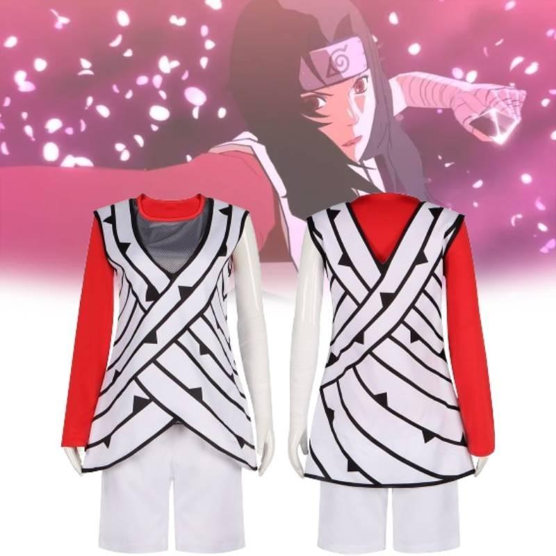 Stylish Naruto Cosplay Outfit For Women In Evening Red Ideal For Stage Performances