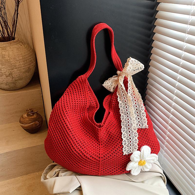 Summer Beach Woven Large Capacity Bag For Vacation And Casual Outings