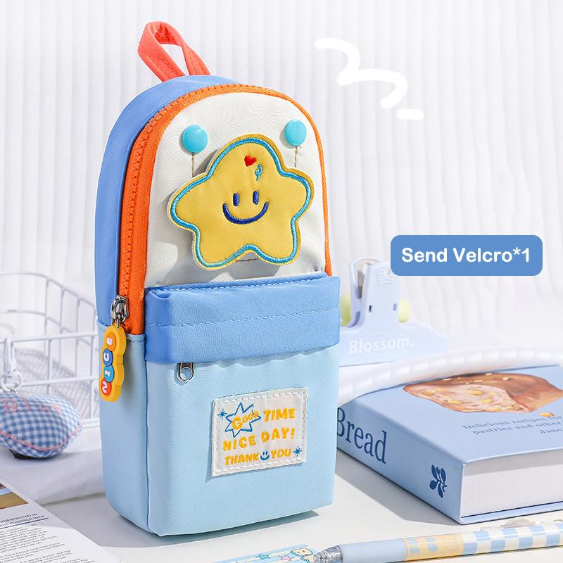 Capacity Pencil Case For Small Star Schoolbag Color - Blocked Pencil Case Lt S A High Appearance Level Cute And Large