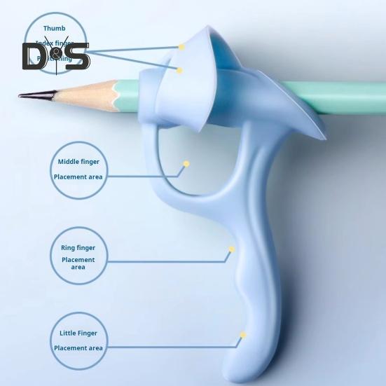 4 szt./zestaw silikonowy uchwyt na ołówki zapobieganie odciskom palców pomoc w prawidłowej postawie ergonomiczny dziecięcy antypoślizgowy uchwyt na ołówki