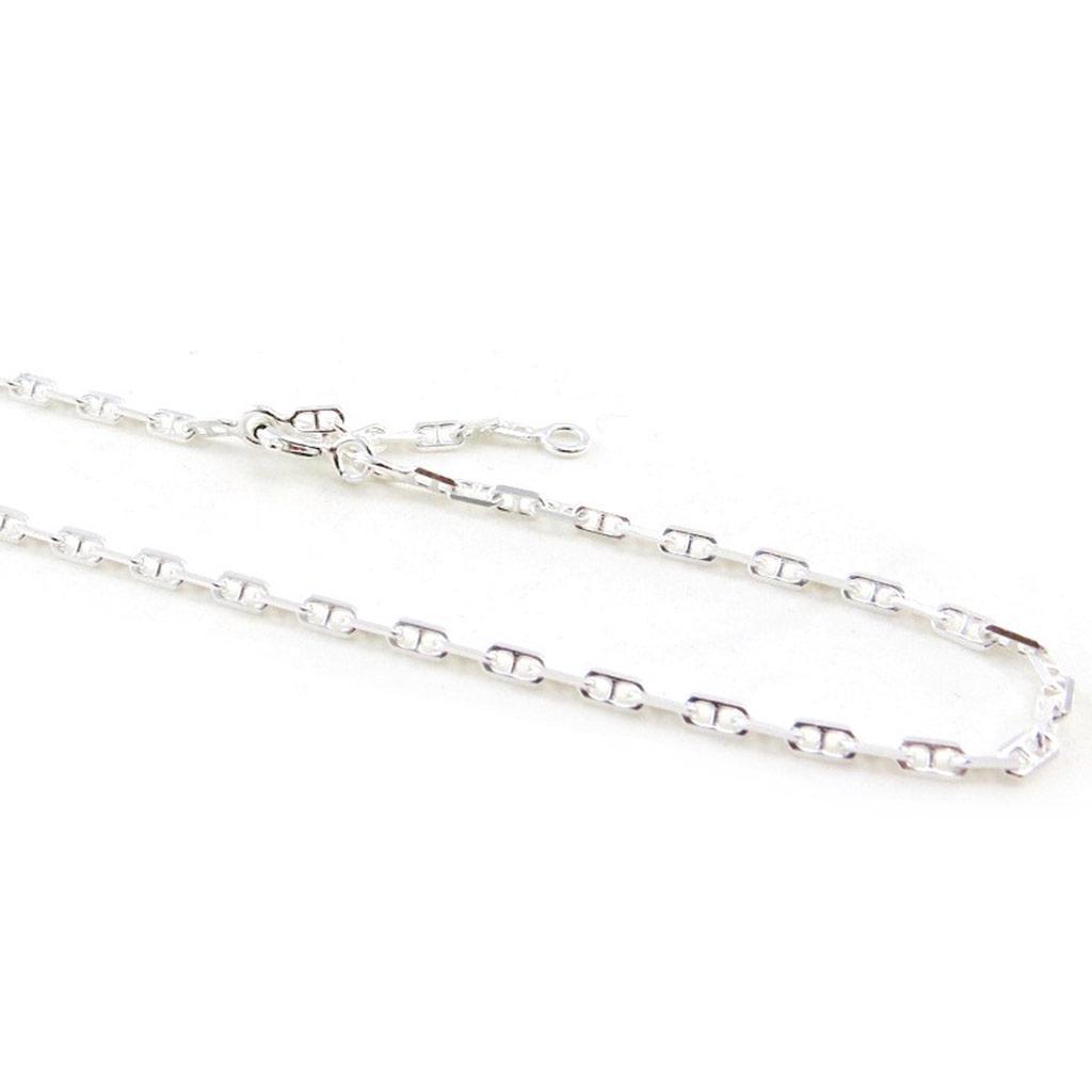 Les Trésors De Lily [J0127] - Stříbrný kotníkový řetízek 'Marine'