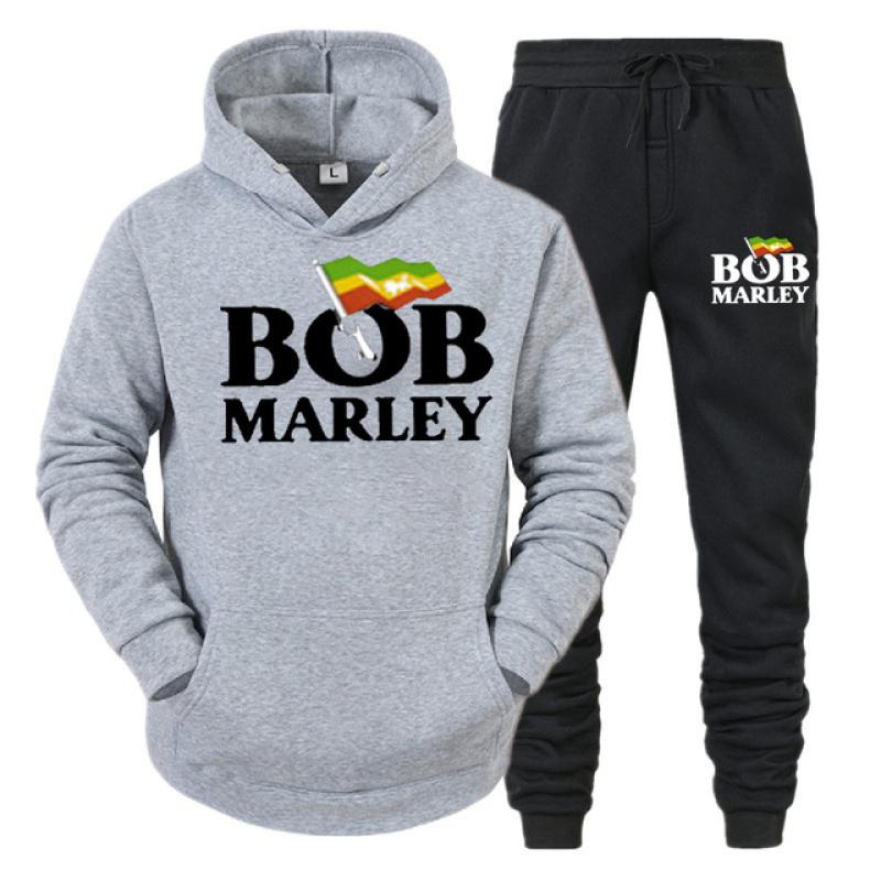 Printed Fashion Men Women Tracksuit Casual Hoodie And Pants 2pcs Sets Oversized Pullover Trend Sweatsuit Men Clothing