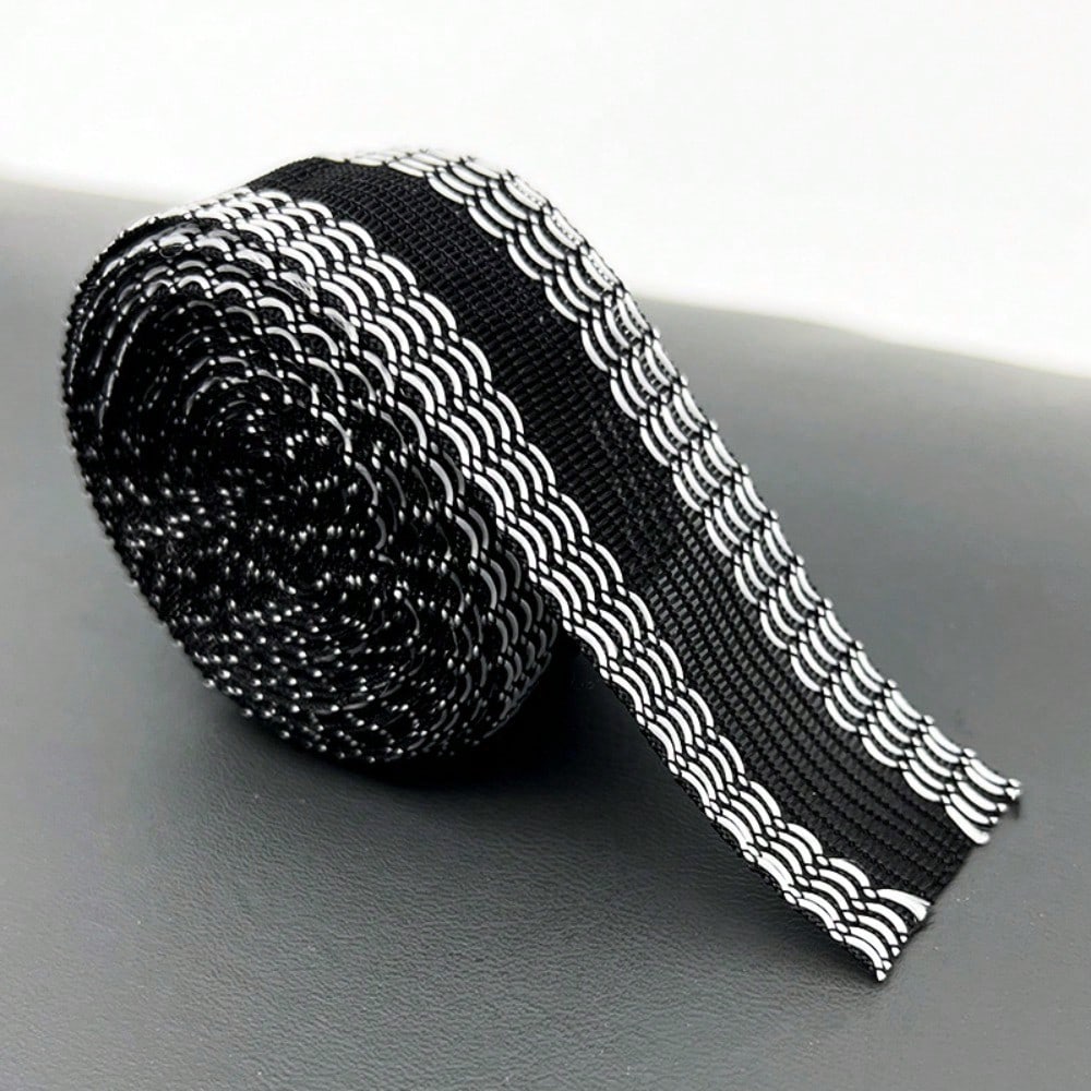 

1pc Iron-On Hemming Tape For Shortening Jeans, Trousers, Clothes, Skirts And Diy Sewing Black