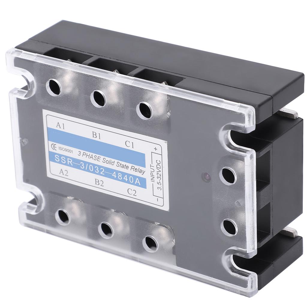 3 Phase Solid State Relay SSR3 D4840 40A DCAC 480V Distribution Control Equipment