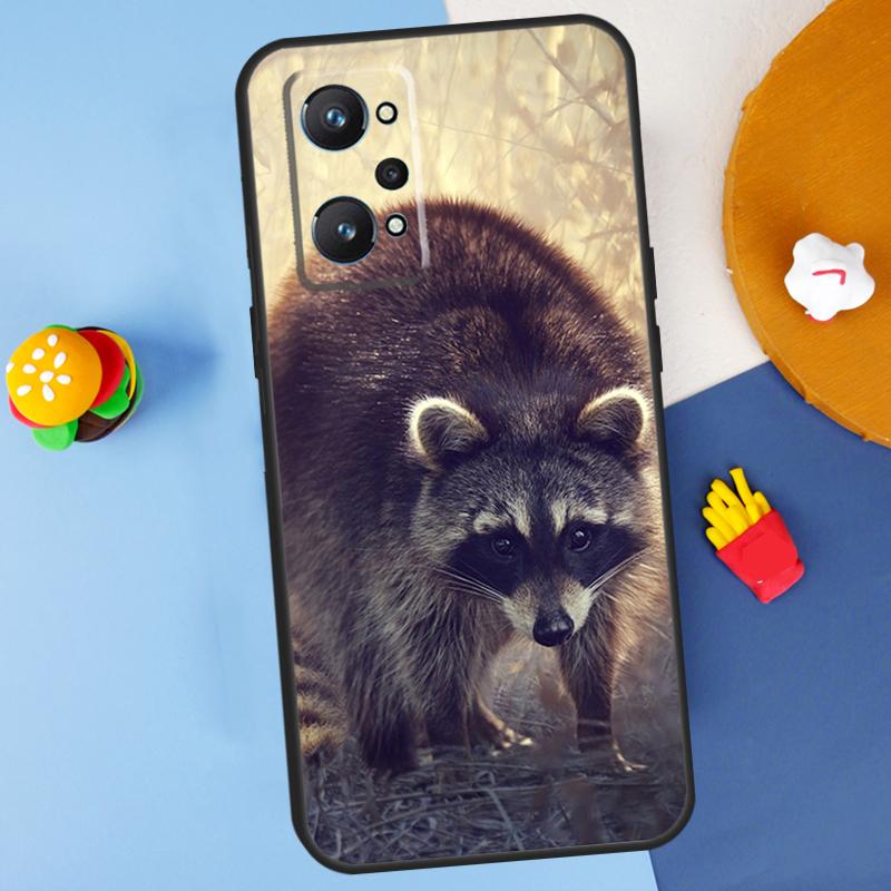 Raccoon For Realme GT Neo 5 3 2 C55 C35 C33 C31 C30 C25 C21Y C15 C11 Realme 8 9 10 11 Pro Plus Case