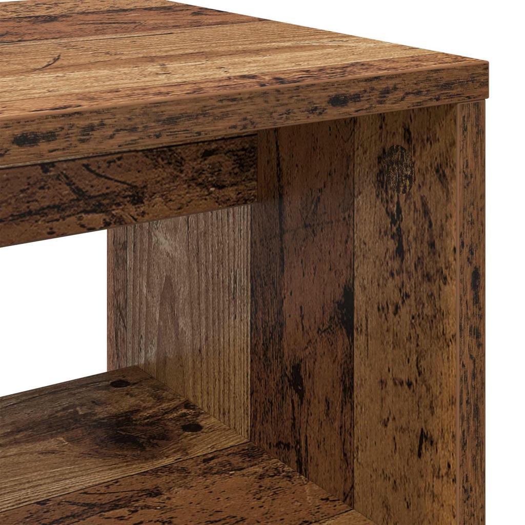 TV Stand 60 x 30 x 40 cm Reclaimed Wood Effect Particleboard
