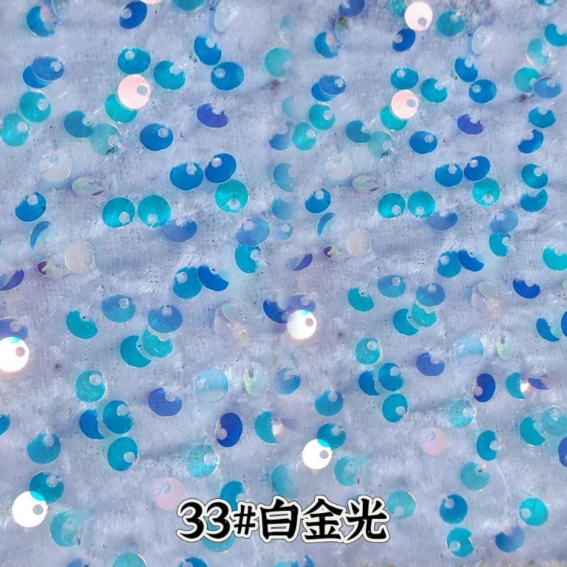 Evening Gowns Encrypt Shining 5mm Sequin Fabric Stretch Velvet Fabrics For DIY Wedding Elegant Party Dresses handmade DIY, etc