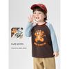 Right European Style Boys' Long-Sleeve T-Shirt with Cartoon Raglan Sleeves, 2026 Spring and Autumn New Children's Clothing, Baby Top, Base Shirt