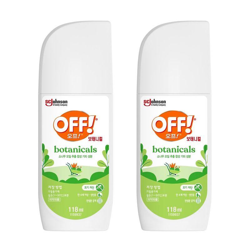 

OFF Botanical Repellent Spray 118ml x 2ea