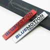 3d Metal JK14 Chrome Black Logo Bluemotion Emblem Car Front Grill Badge Trunk Decal For VW Polo Golf Bluemotion Sticker Accessories