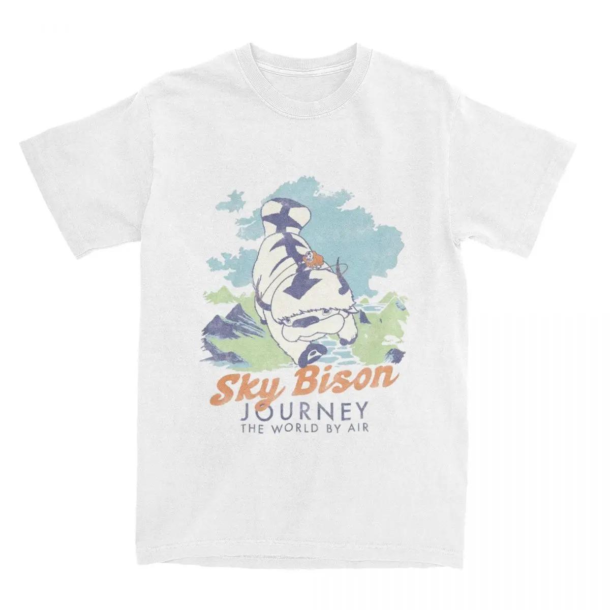 

Винтажная футболка Аватара Легенда об Аанге Flying Sky Bison для мужчин и женщин, милая футболка Appa, классическая одежда XXXXXL белый