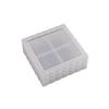 Diy Crystal Mold Square Rectangular Storage Box Mirror Silicone Mold with Lid Container Box Mould Home Decoration Tools