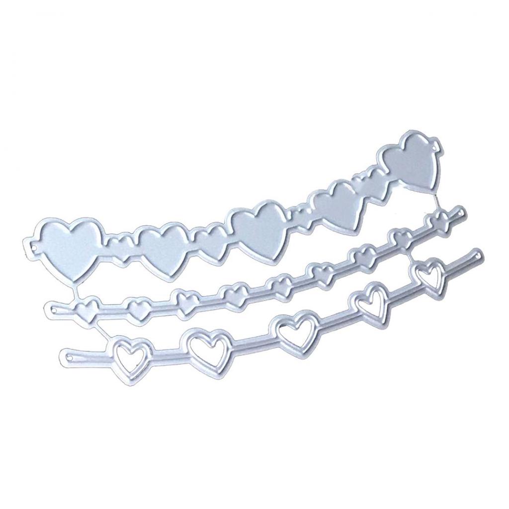 CN_ Heart Garland Metal Cutting Die DIY Scrapbooking Decor Embossing Stencil C CN_ Heart Garland Metal Cutting Die DIY Scrapbooking Decor Embossing Stencil C