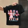 Kpop Childrens T Shirt Cartoon Graphic Short Sleeve Summer Comfortable Top Funny Gift for Fans Harajuku TShirts Girls Clothes