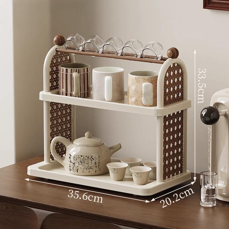 Multi-layer Storage Rack Water Cup Tea Cup Glass Rack Desktop Organizer Cups Display Stand Countertop Mug Storage Rack Organizer