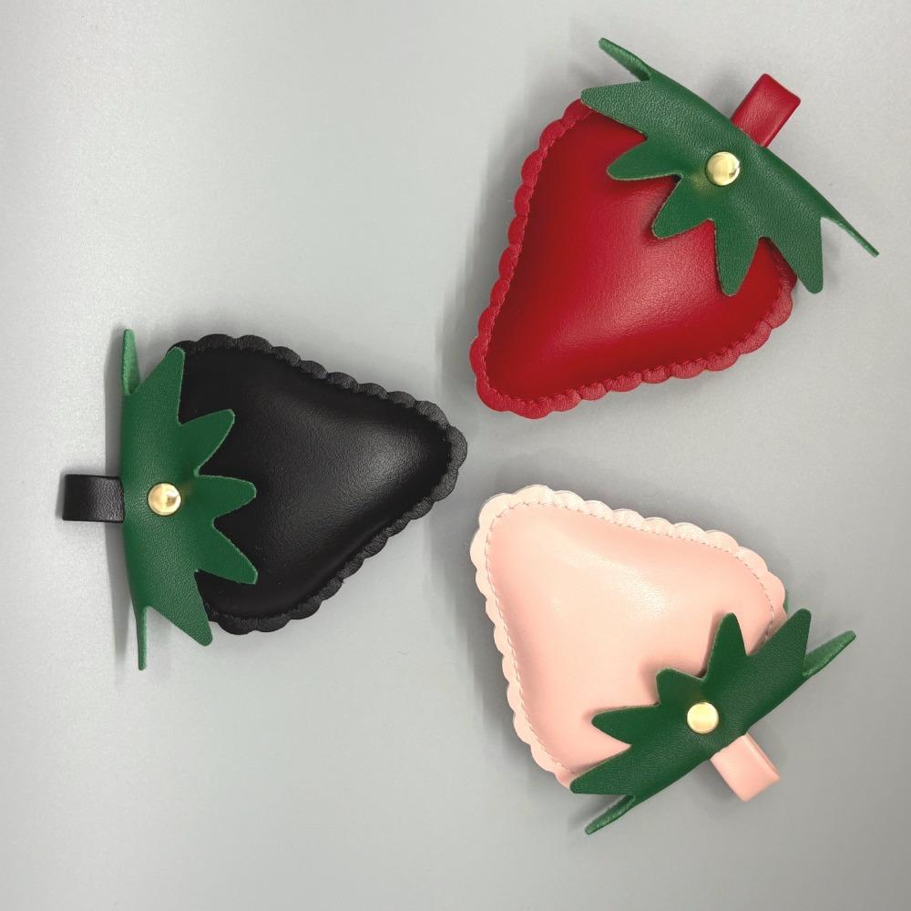 Erdbeerform Seil Schlüsselanhänger Nylonseil Anhänger Lanyard Neu Rucksackzubehör Geschenk