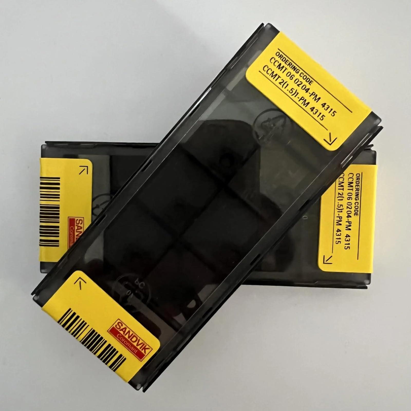 

Original Sandvik / CCMT060204-PM 4315 Carbide CNC Blade 10 PCS