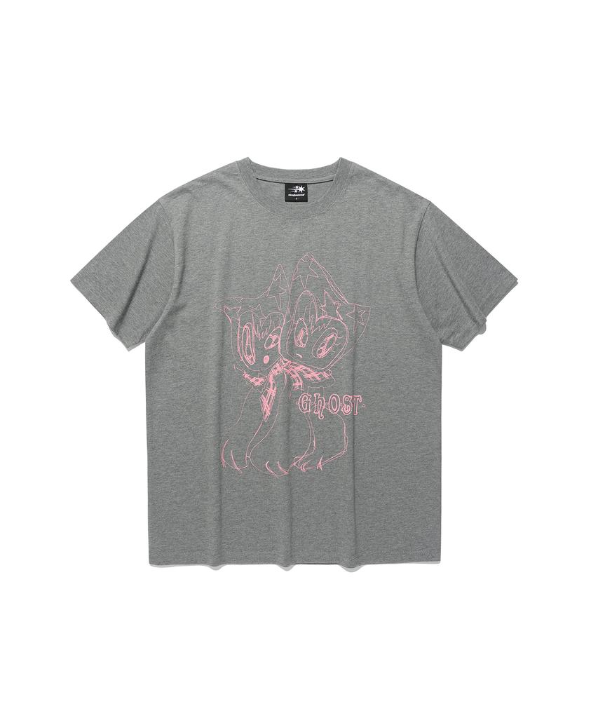 NICEGHOSTCLUB Warped Dolly Tee_Grey(Ng2Gmut516A)