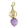Keychain Pendant Rhinestones Inlaid Strawberry Shape Key Chain with Lobster Clasp Bag Charm Backpack Pendant Accessory